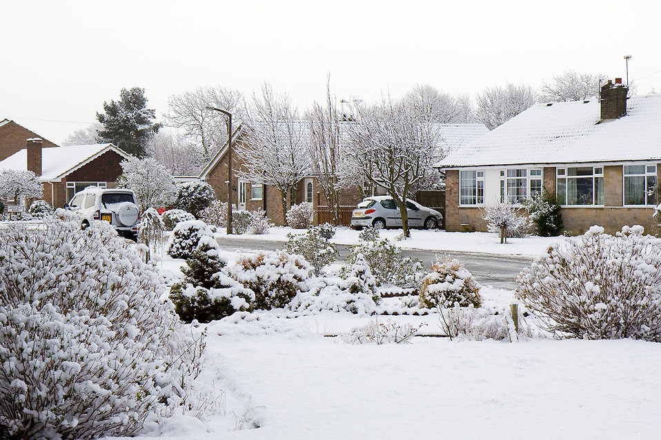 A house covered in snow in winter : Free Stock Photo